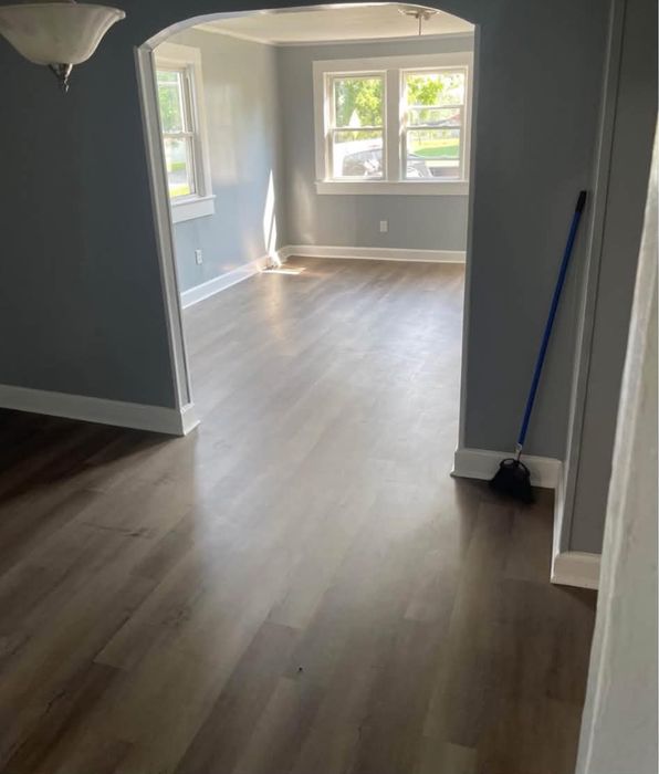 New flooring and paint